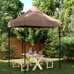vidaXL Tente de réception pliable escamotable marron 200x200x306 cm