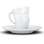 Tasse expresso perplexe porcelaine tassen