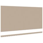 vidaXL Tissu de remplacement pour auvent pour cadre de 6x3 5 m Beige