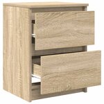 vidaXL Meuble TV chêne sonoma 40x35x54 cm bois d'ingénierie