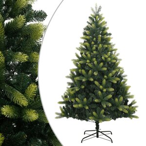 vidaXL Sapin de Noël artificiel à charnières avec support 150 cm