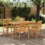 vidaXL Chaises de jardin 4 Pièces Naturel Bois d'Acacia Massif