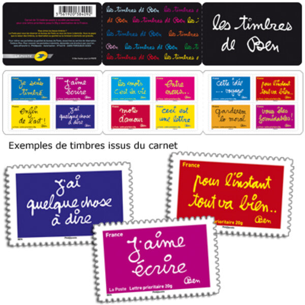 Carnet - Les Timbres de Ben