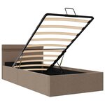 vidaXL Cadre de lit à rangement hydraulique sans matelas 90x200 cm