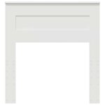 vidaXL Tête de lit avec tête de lit Blanc 75 cm Bois d'ingénierie