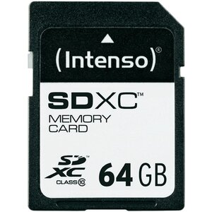 Intenso secure digital sdxc card 64 gb