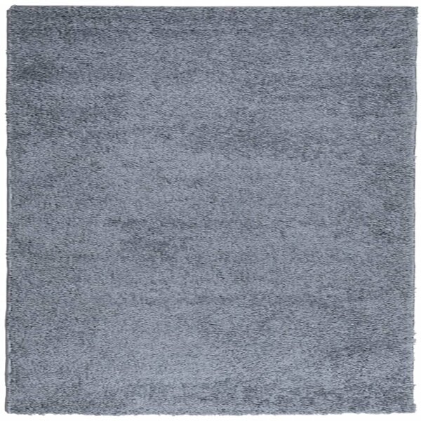 vidaXL Tapis shaggy PAMPLONA poils longs moderne bleu 120x120 cm