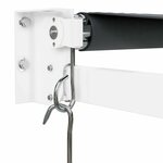 vidaXL Auvent rétractable anthracite 3 5x2 5 m tissu et aluminium