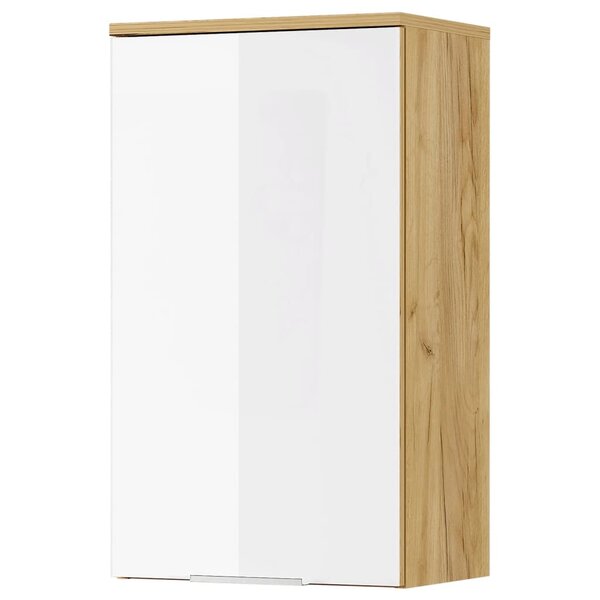 Germania Armoire murale de bain GW-Avino 27x39x68 cm Blanc et chêne