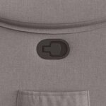 vidaXL Fauteuil inclinable Taupe Tissu