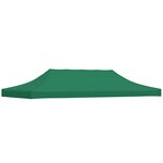 vidaXL Toit de tente de réception 6x3 m Vert 270 g/m²