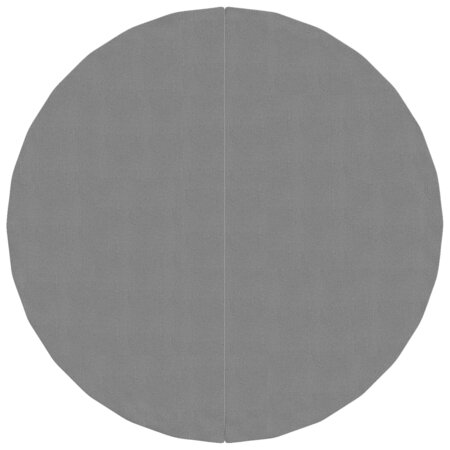 vidaXL Bâche de piscine gris clair Ø244 cm géotextile polyester