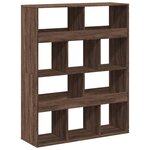 vidaXL Bibliothèque chêne marron 100x33x125 5 cm bois d'ingénierie