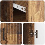 vidaXL Buffet Bois ancien 89 x 34 5 x 57 cm Bois d'ingénierie