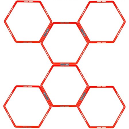 Avento grille d'agilité 6 pièces hexagone