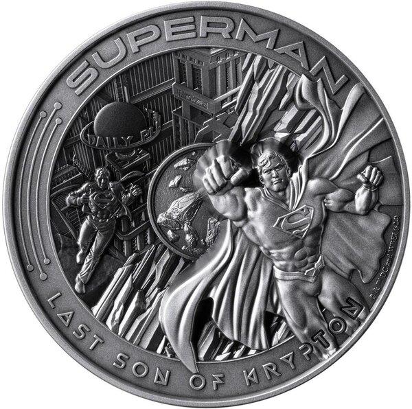 Pièce de monnaie en Argent 10 Dollars g 311 (10 oz) Millésime 2025 LAST SON OF KRYPTON