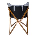 Bo-Camp Chaise de détente Bloomsbury S Gris