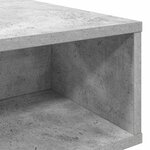 vidaXL Table basse Gris béton 105 x 50 x 32 5 cm Bois d'ingénierie