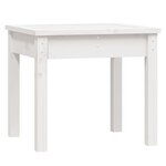 vidaXL Banc de jardin blanc 50x44x45 cm bois massif de pin