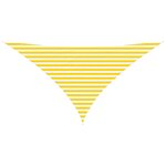 vidaXL Voile d'ombre Jaune et blanc 3 5 x 3 5 x 4 9 m