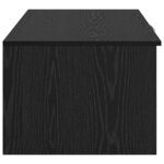 vidaXL Table basse Chêne noir 100 x 50 x 36 cm Bois d'ingénierie