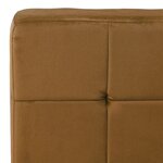 vidaXL Chaise de relaxation 65x79x87 cm Marron Velours