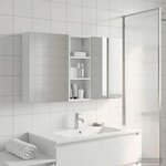 vidaXL Ensemble de Meubles de Salle de Bain 3 Pièces 130 x 14 5 x 70 cm