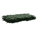 vidaXL Écran de balcon avec feuilles Vert foncé 500 x 75 cm