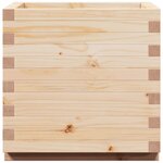vidaXL Jardinière 50x50x49 5 cm bois de pin massif