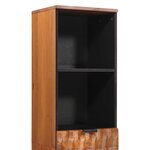 vidaXL Armoire de salle de bain avec étagère Marron 38 x 33 x 160 cm