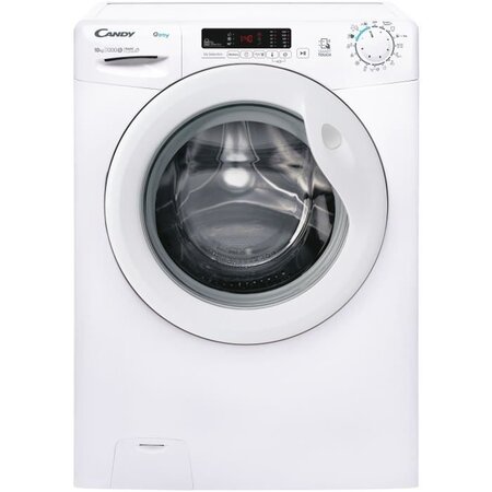 Lave-linge hublot candy ey 12102de/1-s - 10 kg - l 60 cm - blanc - 1200 trs/min - connecté