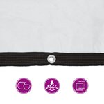 vidaXL Housse de protection plantes avec œillets 1x6 m polyéthylène