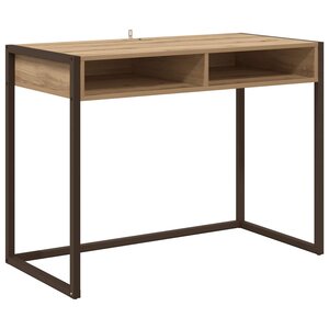 vidaXL Bureau Chêne artisan 100 x 50 x 75 cm Bois d'ingénierie