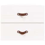 vidaXL Tables de chevet murales 2 Pièces Blanc 50x36x40 cm