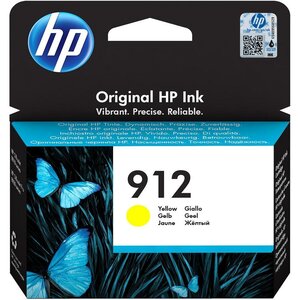 Cartouche jet d'encre n°912 jaune hp sous bliste hp