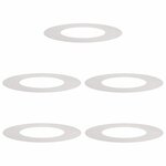 vidaXL adapté pour anneaux d'arbre plats 5 Pièces Argent Ø40 / 70 cm