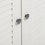 vidaXL Ensemble de mobilier de salle de bain avec étagère 2 Pièces Marron