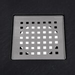 vidaXL Receveur de douche SMC Noir 90x90 cm