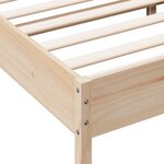vidaXL Cadre de lit sans matelas 150x200 cm bois de pin massif