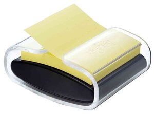 Distributeur Z-Notes super sticky noir/transparent équipé POST-IT