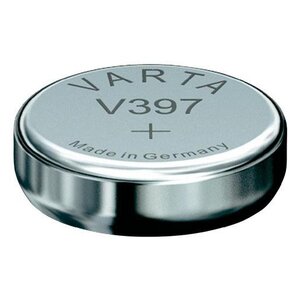 Pile oxyde argent 'Watch' V397 (SR59) SR726SW 1,55 Volt VARTA