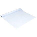 vidaXL Film pour fenêtre statique dépoli gris 45x500cm PVC