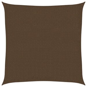 vidaXL Voile d'ombrage 160 g/m² Marron 2x2 m PEHD