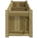 vidaXL Jardinières 2 Pièces bois de pin imprégné