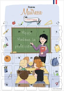 Calendrier 25 jours pour Maitresse
