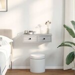 vidaXL Étagère murale avec tiroirs sonoma gris bois d'ingénierie