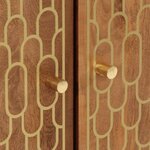 vidaXL Armoires latérales 3 Pièces 60x33x75 cm bois massif de manguier