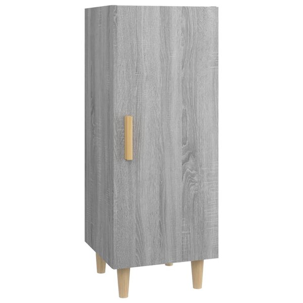 vidaXL Buffet Sonoma gris 34 5x34x90 cm Bois d'ingénierie