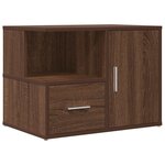 vidaXL Armoire d'angle chêne marron 160x40x45 cm bois d'ingénierie