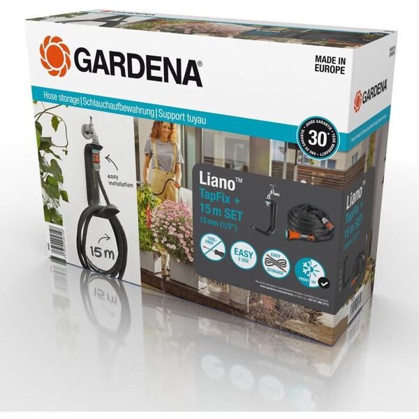 GARDENA - Kit Liano™ 15 m + support TapFix